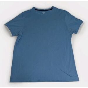 Rhone T Shirt Mens XL Blue Performance Raglan Short Sleeve Athletic Crewneck Tee